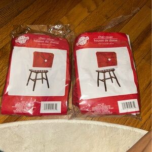 Santa hat chair covers - set of 2